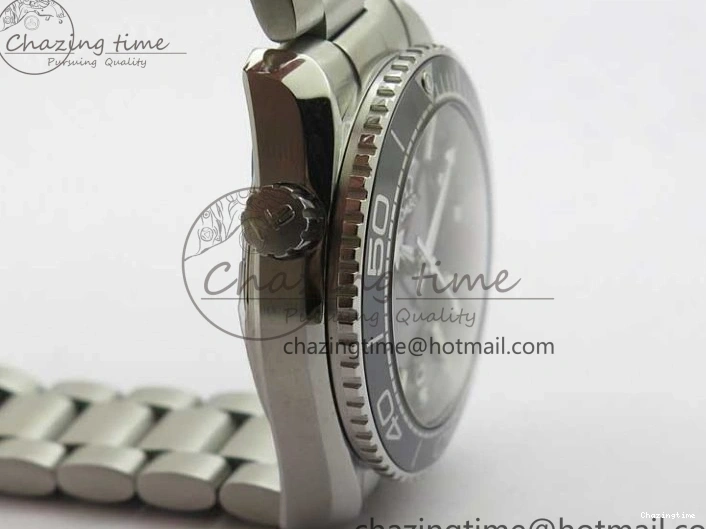 0116 Planet Ocean 39.5mm Black Ceramic Bezel SS VSF 1:1 Best Edition Black Dial on SS Bracelet A Stretchable 7890